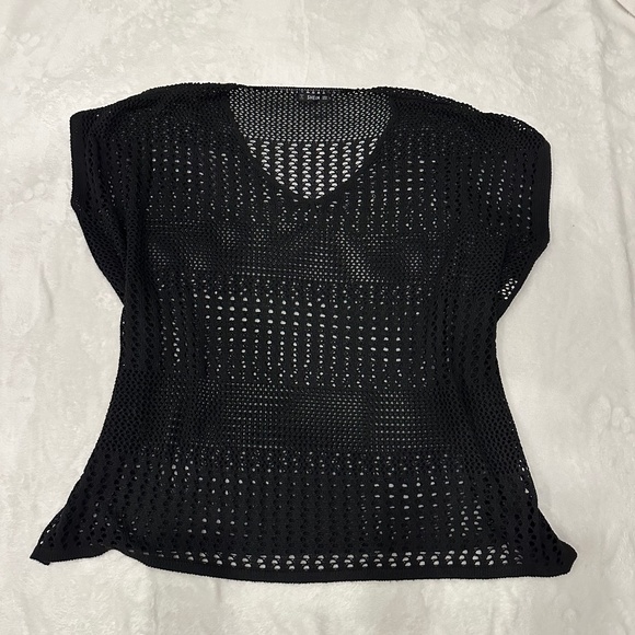 SHEIN LADIES BEACH COVER SWIMSUIT COVERUP BLACK SIZE MEDIUM - Picture 1 of 3